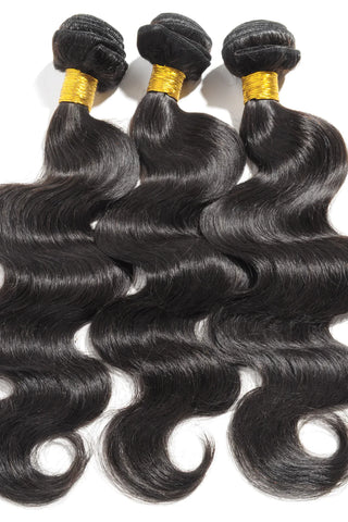 Body Wave Bundles with Closure Deal - Gold Collection