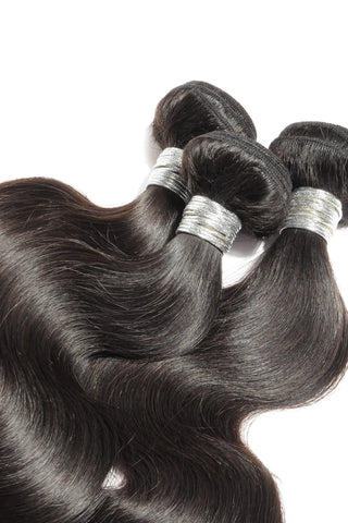 Body Wave Bundles with Closure Deal - Silver Collection
