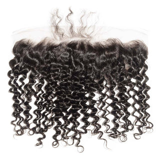 high quality 13x4 curly hair closure natural black 